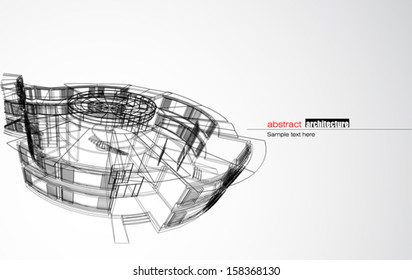 Abstract architecture background