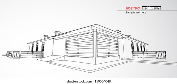 Abstract architecture background