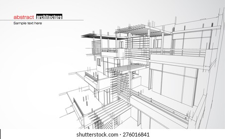Abstract architecture background