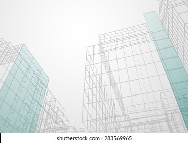 Abstract architecture background.