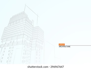 Abstract architecture background.