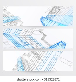 Abstract architecture background.