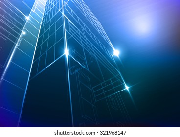 Abstract architecture background.