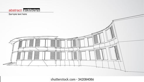 Abstract architecture background