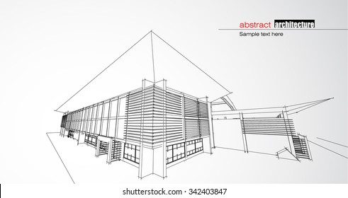 Abstract architecture background