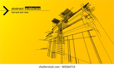 Abstract architecture background