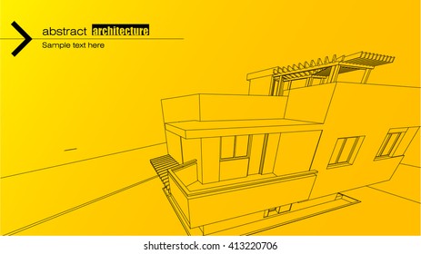 Abstract architecture background