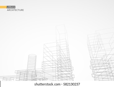 Abstract architecture background.