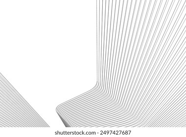 Abstract architecture background 3d drawing
