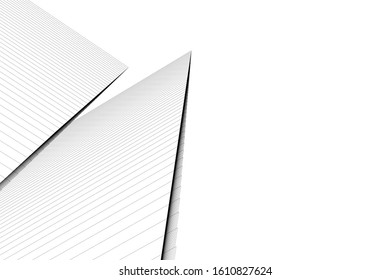 abstract architecture background 3d illustration