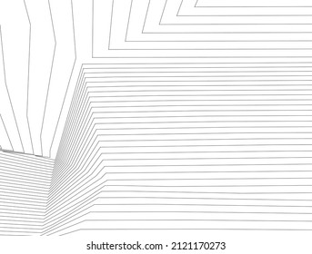 ilustración 3d de fondo de arquitectura abstracta