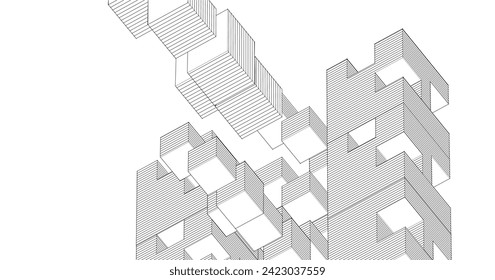 fondo de arquitectura abstracta 
3.ª ilustración