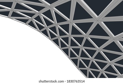 abstract architecture background 3d structure