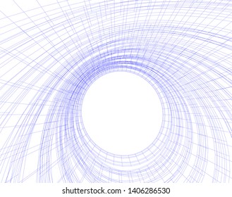 Abstract architecture background 3d vector illustration