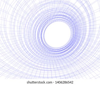 Abstract architecture background 3d vector illustration