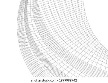 abstract architecture background digital illustration