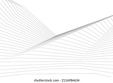 abstract architecture background  vector illustration