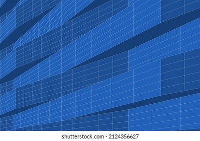abstract architecture background vector illustration