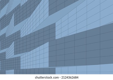 abstract architecture background vector illustration