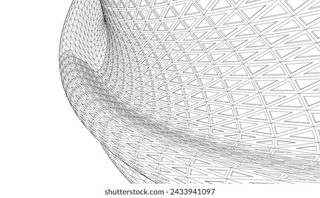 Abstract architecture background vector illustration	
