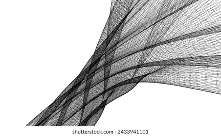 Abstract architecture background vector illustration	
