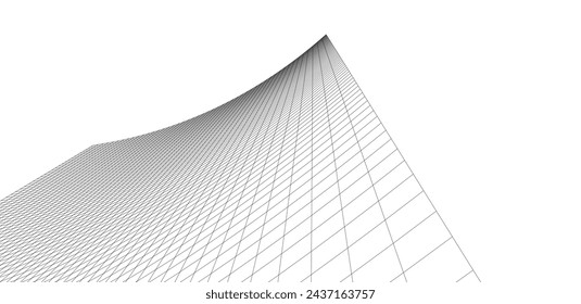 Abstract architecture background vector illustration