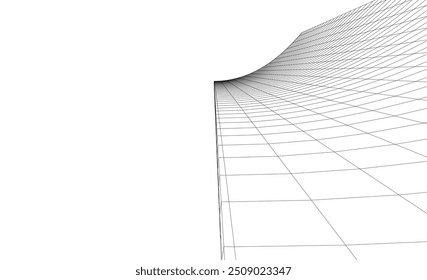 Ilustração do vetor de fundo da arquitetura abstrata