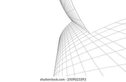 Abstract architecture background vector illustration