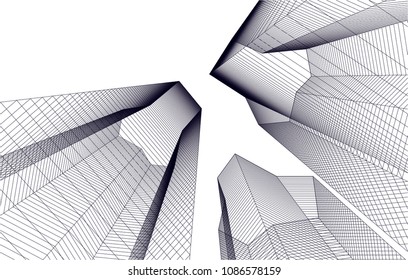 abstract architecture building 