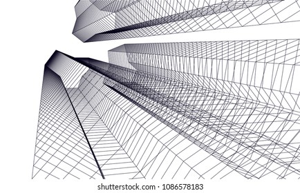 abstract architecture building 