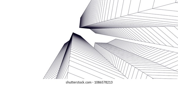 abstract architecture building 