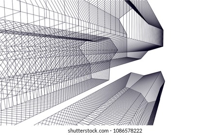 abstract architecture building 