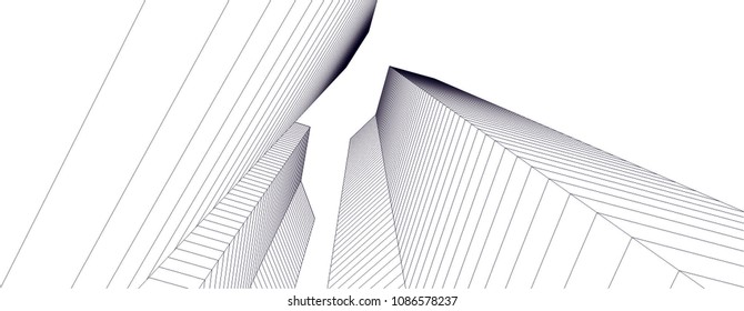 abstract architecture building 