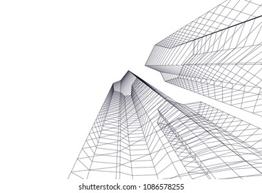 abstract architecture building 
