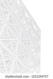 abstract architecture building