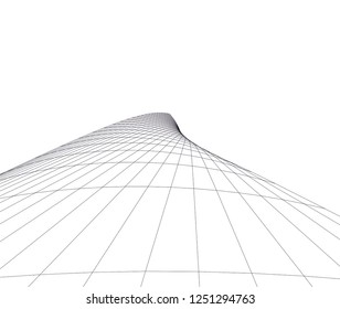 abstract architecture building