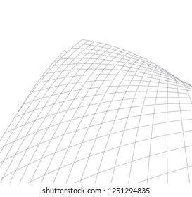 abstract architecture building