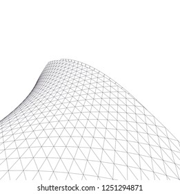 abstract architecture building