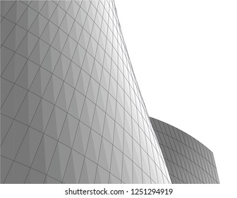 abstract architecture building