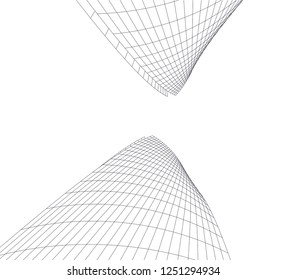 abstract architecture building