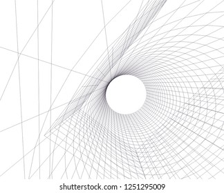 abstract architecture building