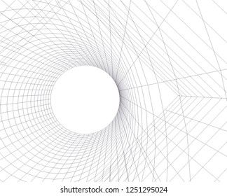 abstract architecture building