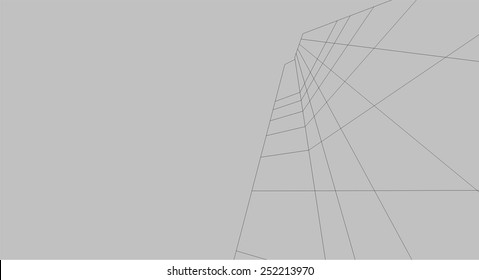 abstract architecture building