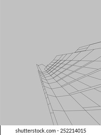 abstract architecture building