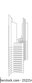 abstract architecture building