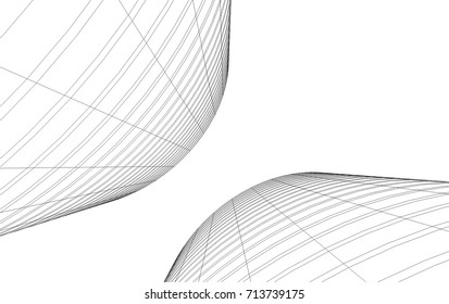 abstract architecture building