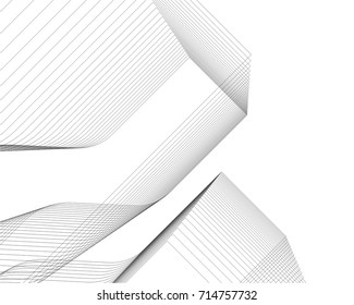abstract architecture building