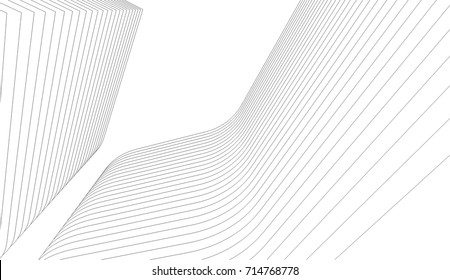 abstract architecture building