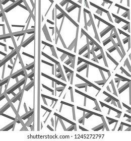 abstract architecture building 3d