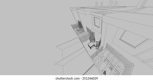 abstract architecture building background